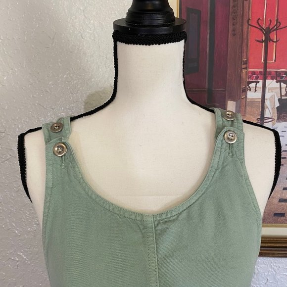 A.M.I ~ Mint Green Distressed Jumper ~ Size M - Picture 2 of 8